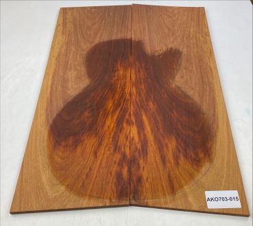 Top African Koa 8mm, 2-pcs. Unique Piece #015